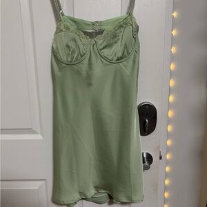 Babydoll satin dress from Princess Polly